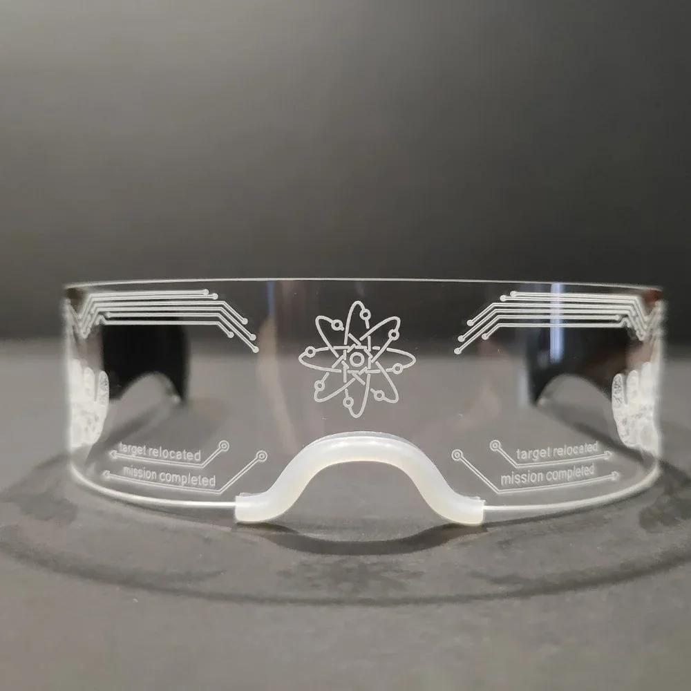 Cyberpunk LED Glasses | Futuristic Fashion Goggle | Rave Festival Accessories